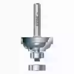Bearing guided cavetto cutter